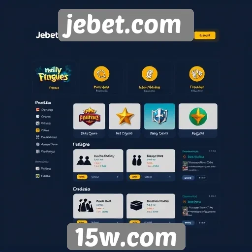 Análise da interface do usuário do jebet.com