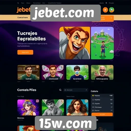 Interface do usuário no jebet.com é intuitiva e acessível